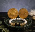 Cancer (Karka Rashi) Bracelet with FREE Gold Plated Cancer Zodiac Coin | Energized & Siddh