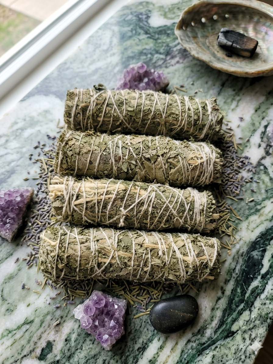 Himalayan Sage Smudge Sticks – Pack of 3 (6 Inch, 35g)