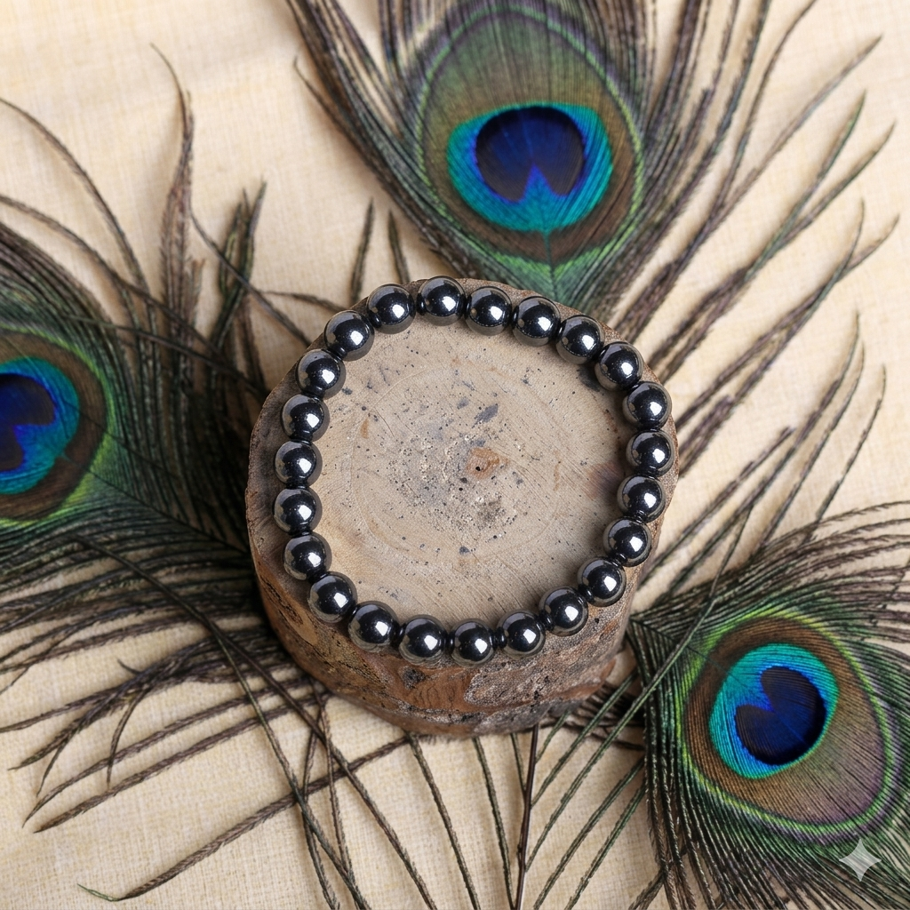 Hematite Crystal Bracelet for Mulank 4