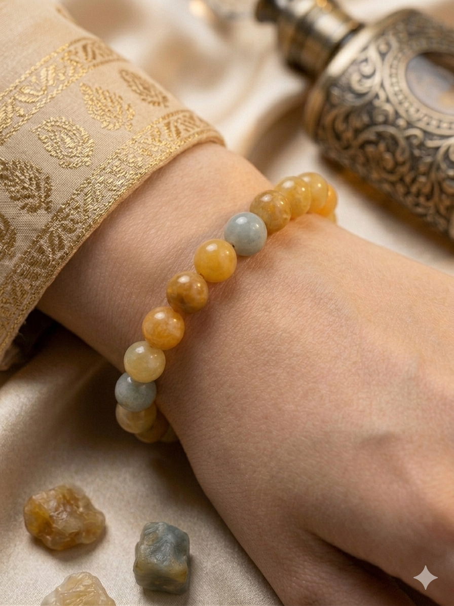 Yellow Jasper Crystal Bracelet for Mulank 3