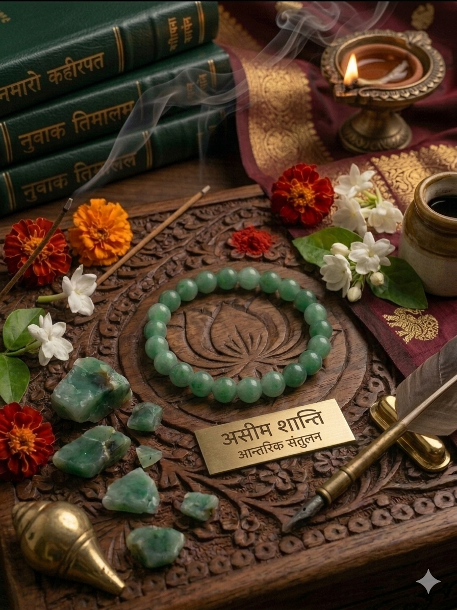 Green Aventurine Crystal Bracelet for Mulank 5